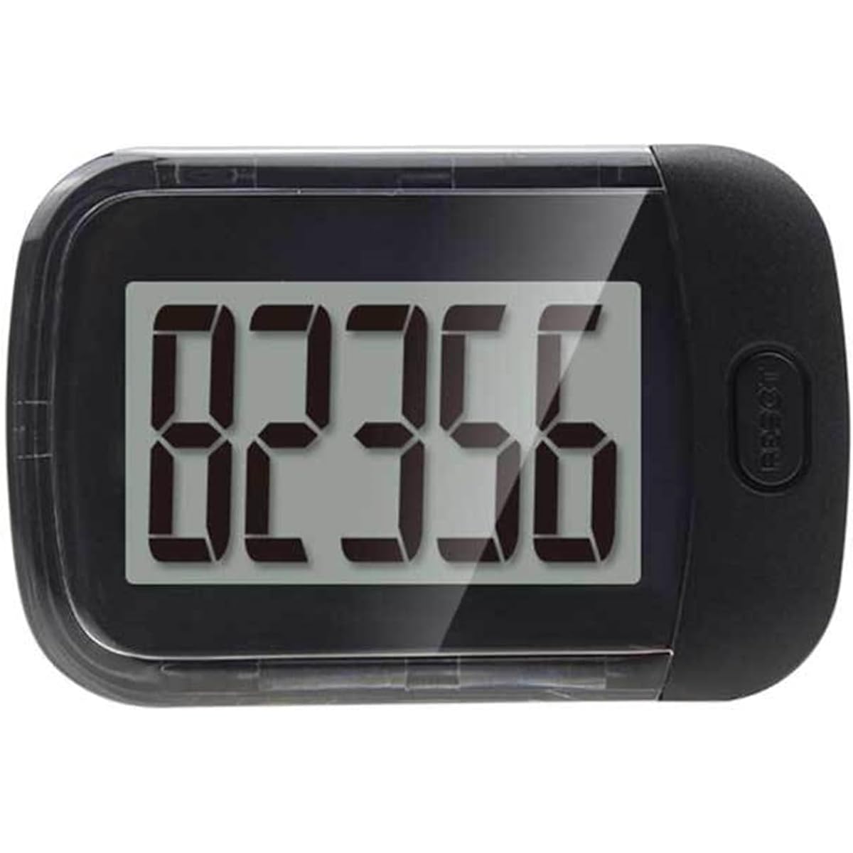 ZARPA Pedometer, Digital 3D Sensor, Large Screen, Step Count Only, No App/Smartphone Required, Can Be Pocketed, Waist Worn, Neck Hanging, Walking, Jogging, Exercise, Diet, Health Management, Unisex, Suitable for Children, Elderly, Easy to Operate, Comes