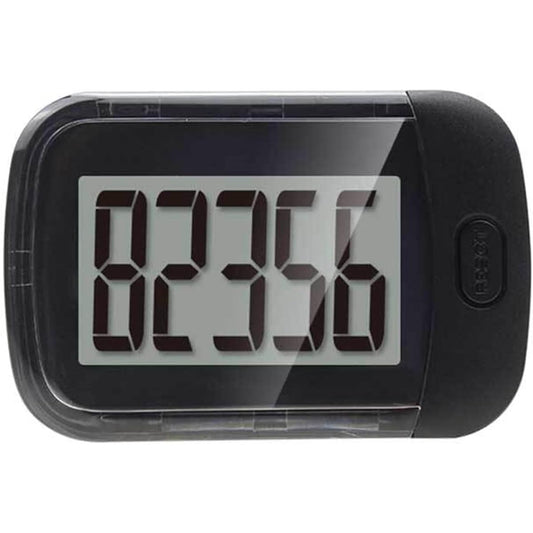 ZARPA Pedometer, Digital 3D Sensor, Large Screen, Step Count Only, No App/Smartphone Required, Can Be Pocketed, Waist Worn, Neck Hanging, Walking, Jogging, Exercise, Diet, Health Management, Unisex, Suitable for Children, Elderly, Easy to Operate, Comes