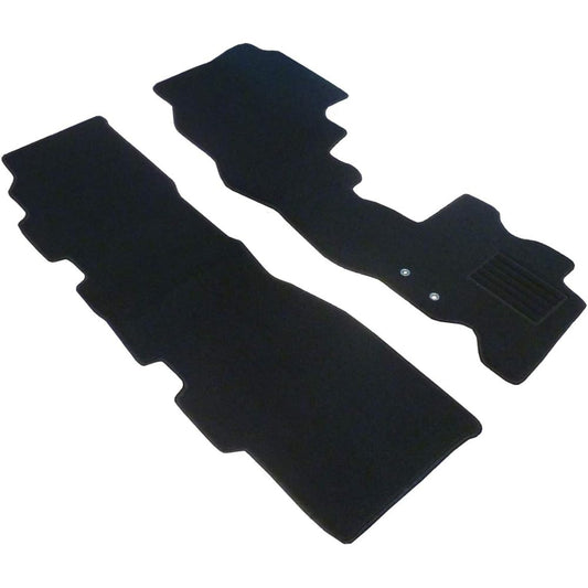 Fenice Car Mat Floor Mat Domestic Production (Nissan NV350 Caravan E26 / Premium GX 5 Seater Van Type) 1st Row 2nd Row Set Black Anti-Slip Shape Resistant to Slip Car Mat (Car Parts Specialty Store)