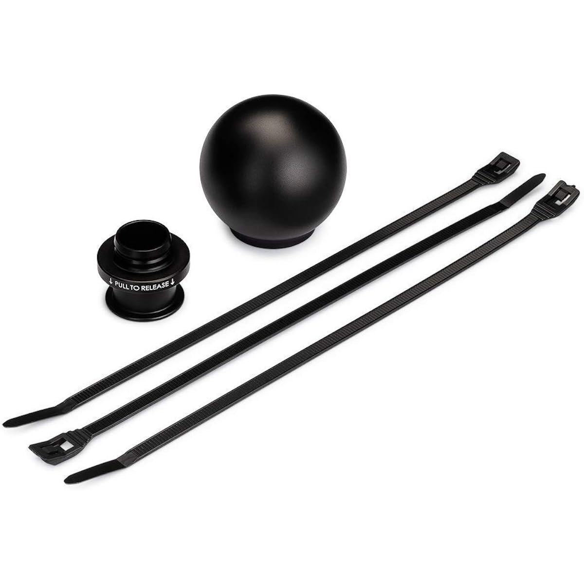 ACUITY INSTRUMENTS POCO Thin shift knob satin black positive oxide finish (M10x1.5 thread)