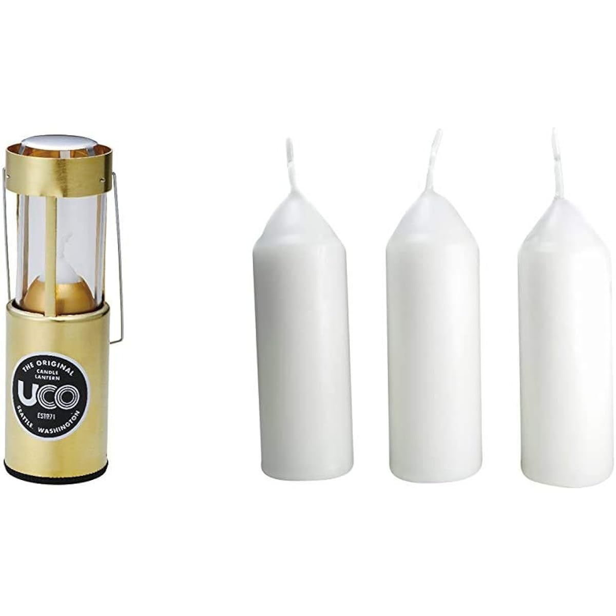 UCO Outdoor Camping Candle Lantern [Brass] [Genuine Japanese Product] 24350