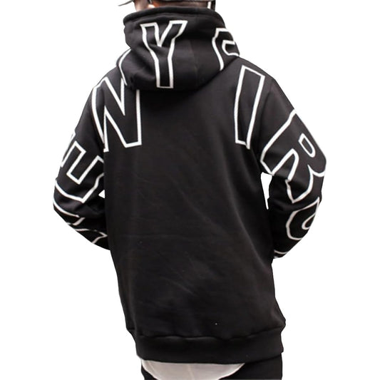 Be Romance Hoodie, Long Sleeve, Men's, Loose, Large Size, Big Logo [Parallel Import]