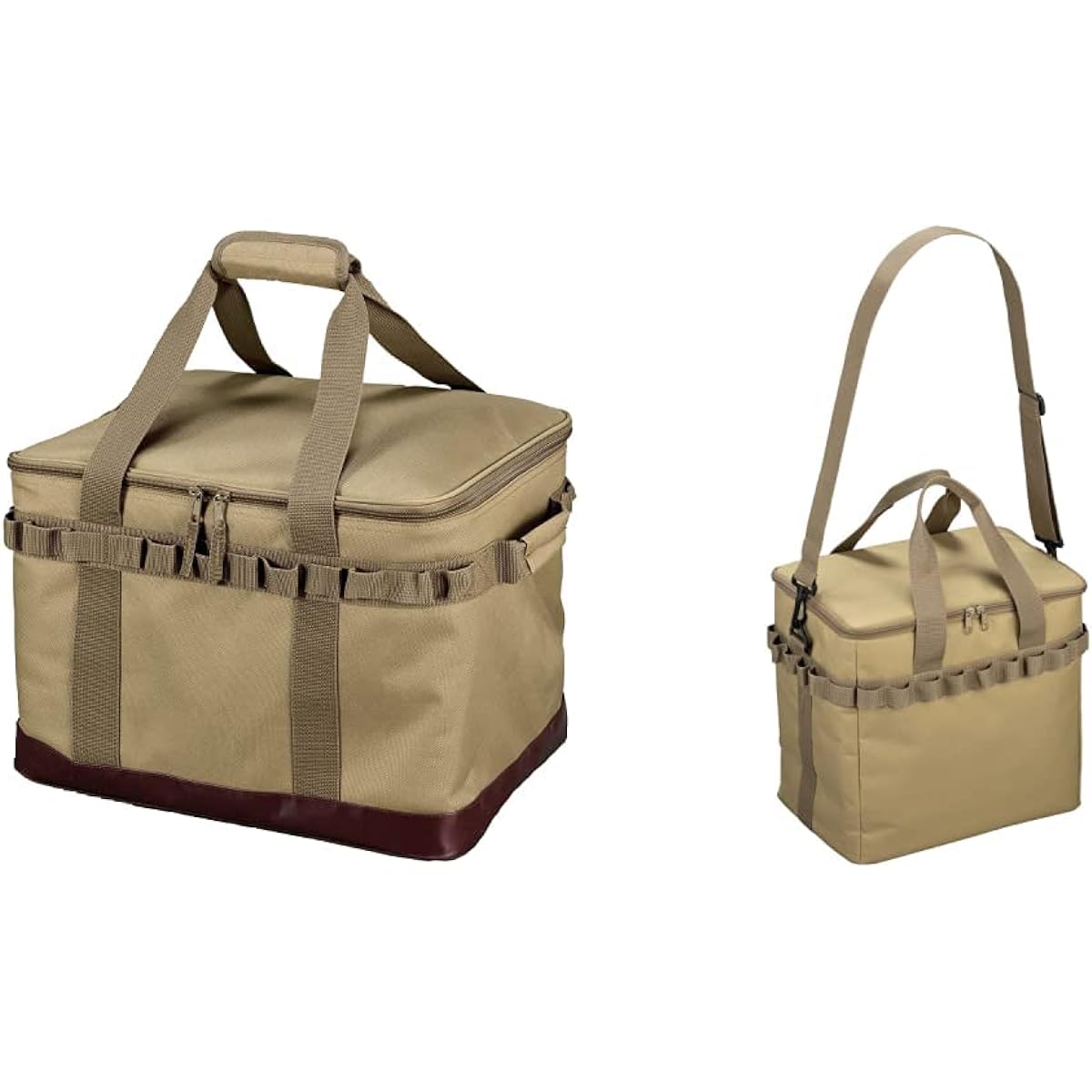 BUNDOK Gear Case BD-911 Camping Storage Soft Type Brown Standard