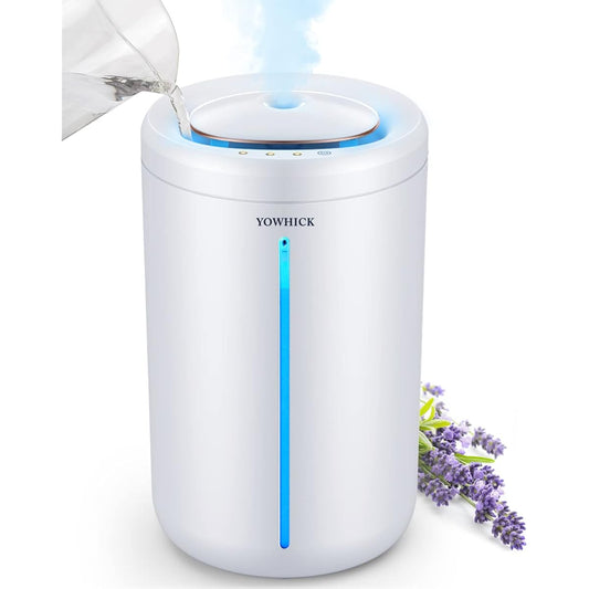 (Advanced Edition & Top Water Supply & Drying) Humidifier, Tabletop, 4.5 L; Large Capacity, Supports 28 Tatami Mats, 25 dB Silent, Humidification Amount, Up to 300 ml/h; Ultrasonic Type, Hypochlorous