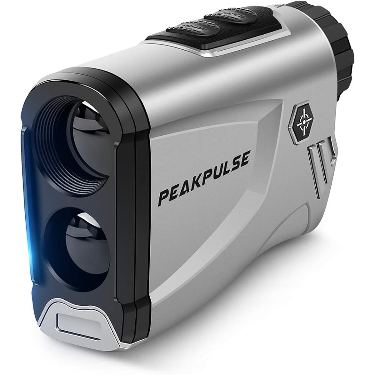 [Official] PEAKPULSE Golf Distance Meter Laser Distance Meter Optical 6x Telephoto Slope Correction Pinlock Continuous Measurement Up to 660YD Compact Highly Transparent LED Screen Golf Scope IPX5 Waterproof Distance Measuring Instrument Golf Goods Class