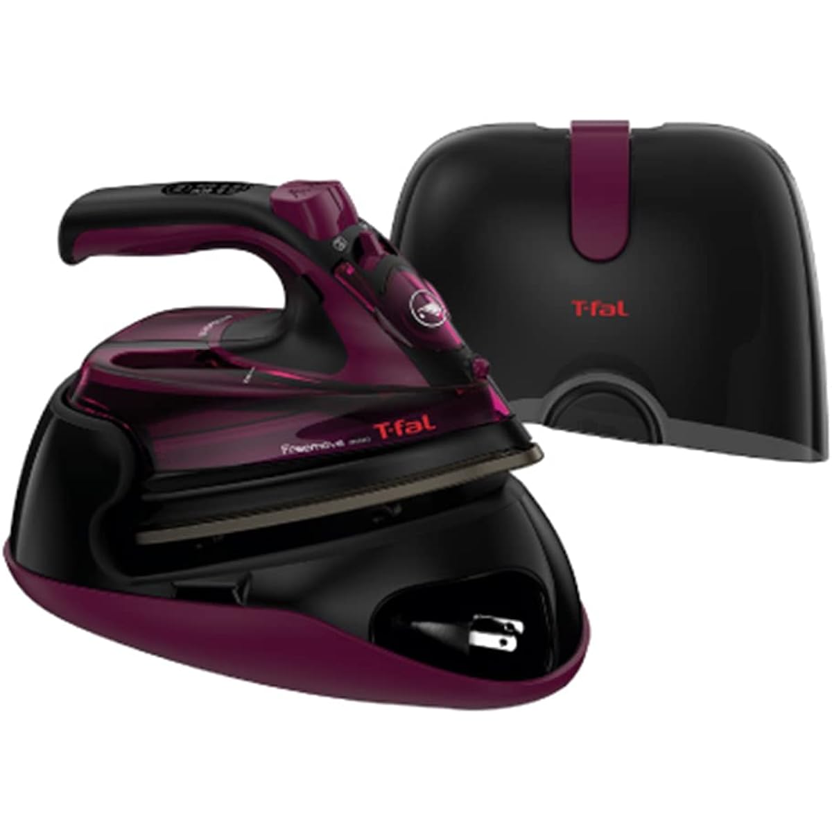 Tefal Powerful Steam Up to 90g/min Lightweight Compact Cordless Steam Iron "Free Move Mini 6460" Ceramic Hanging Surface Disinfecting FV6460J0