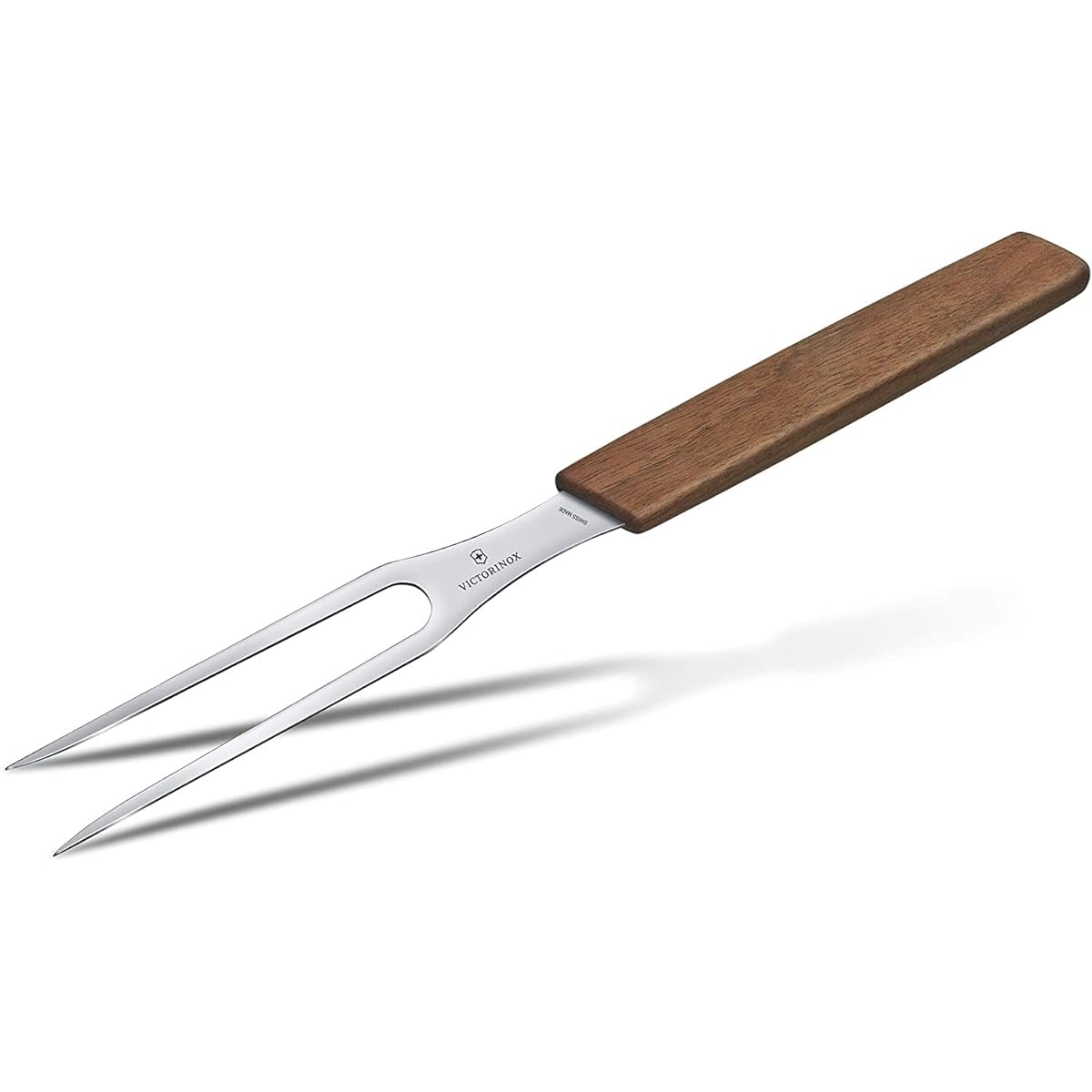 VICTORINOX Carving Fork 15cm Wood Swiss Modern Meat Beef BBQ 6.9030.15G