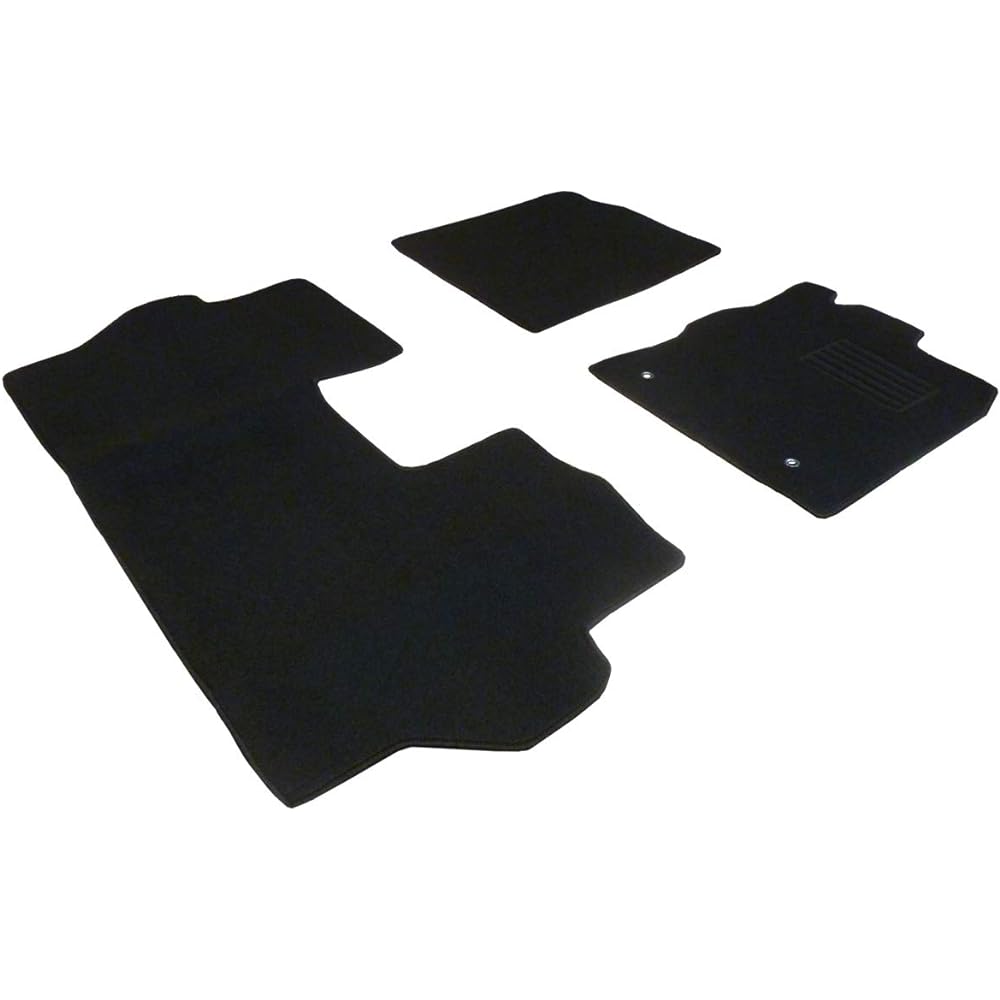 Fenice Car Mat Floor Mat Domestic Production (Daihatsu Move Canvas LA800S / 2WD) Black Non-Slip Shape Resistant to Slip Car Mat (Car Parts Specialty Store)