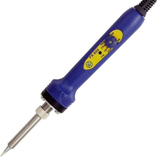 HAKKO Dial Temperature Control Soldering Iron 2-Pole Grounding Plug FX600-01