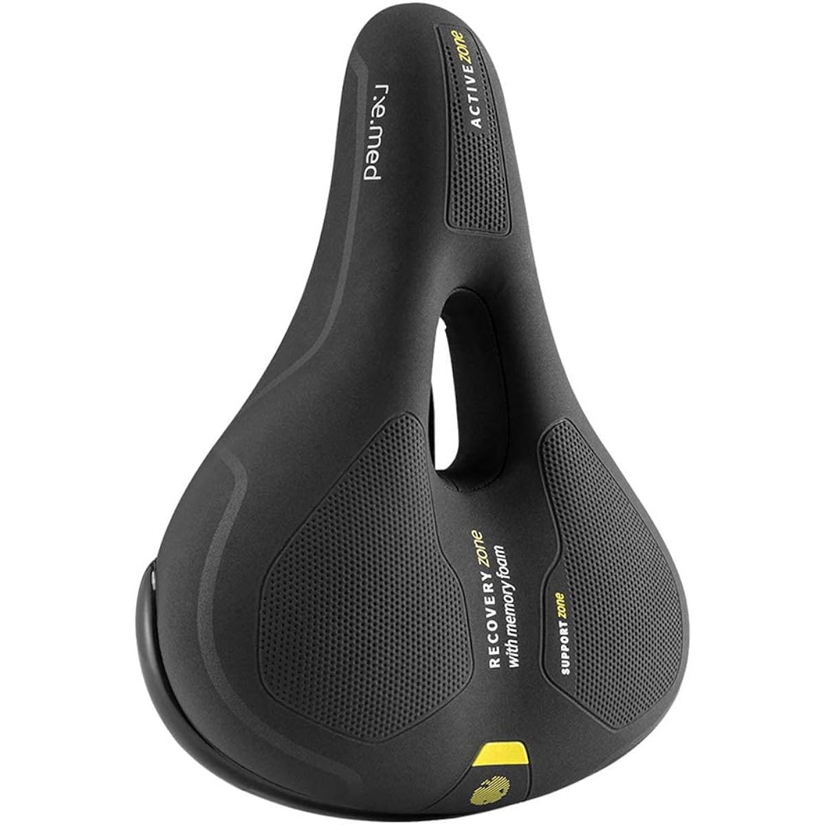 SELLEROYAL Saddle Bicycle Cushion Doesn't Hurt Your Butt Ultra Thick Memory Foam Shock Absorption Perforated Waterproof PU Road Bike Mama's Chari (60° Moderate)