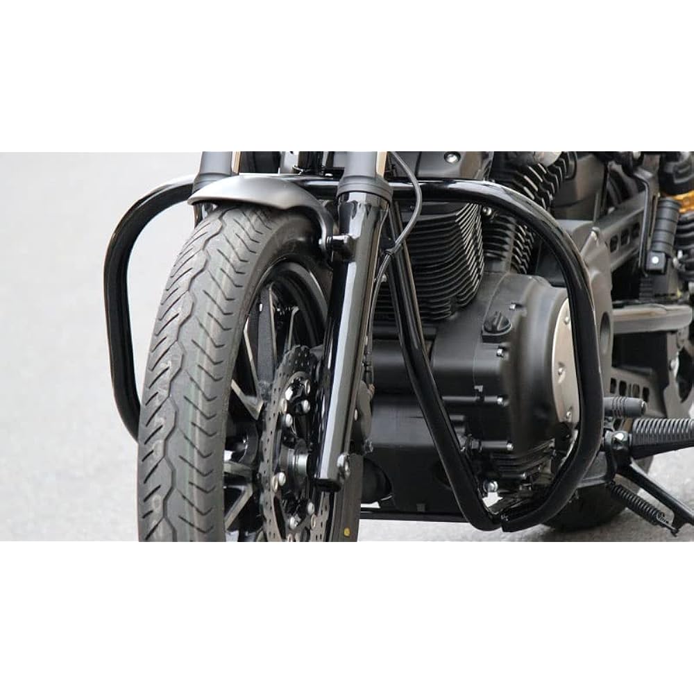 Kijima Motorcycle Bike Parts Bumper Front Black BOLT YAMAHA 405-232