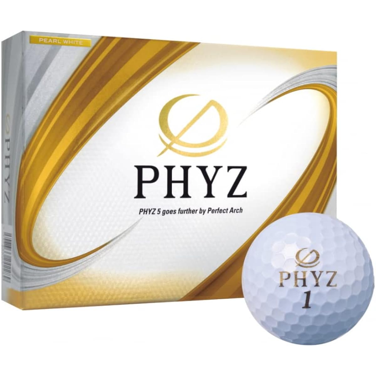 BRIDGESTONE PHYZ5 Pearl White P9GX 1 dozen 12 balls) Golf Ball Official Ball