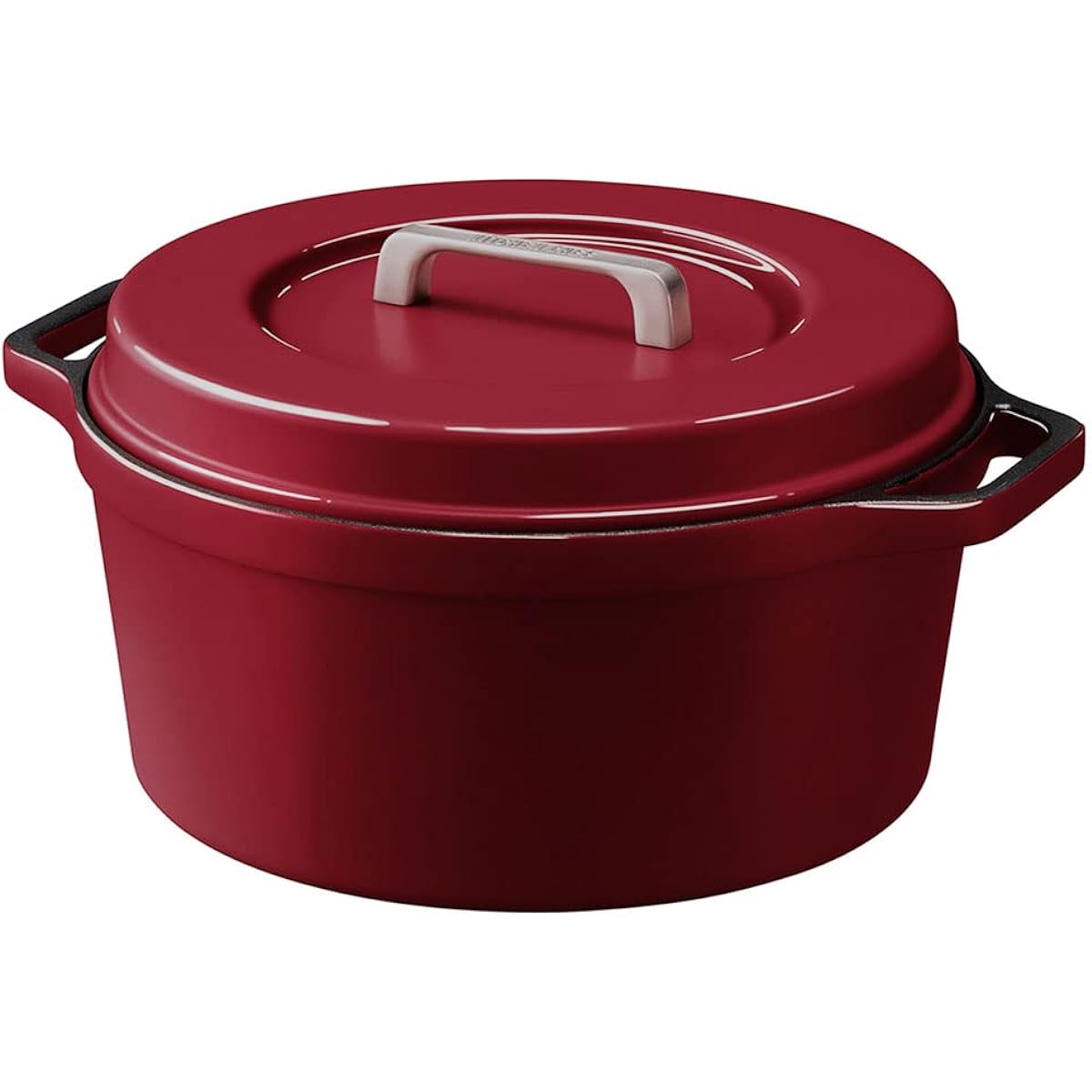 [For a birthday gift] Iris Ohyama pot, water-free pot, IH, compatible with gas fire, 26 cm, COTOCO, 6 functions in 1, time-saving cooking, does not miss the texture and taste, lightweight, two-handled pot, easy to clean, beetroot red MKSN-S26