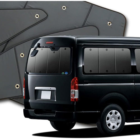 Hiace 200 Series Wide Wagon GL4 Door 5 Type Curtain Sunshade Sleeping in Car Goods Privacy Sunshade Rear ``01s-a004-re''