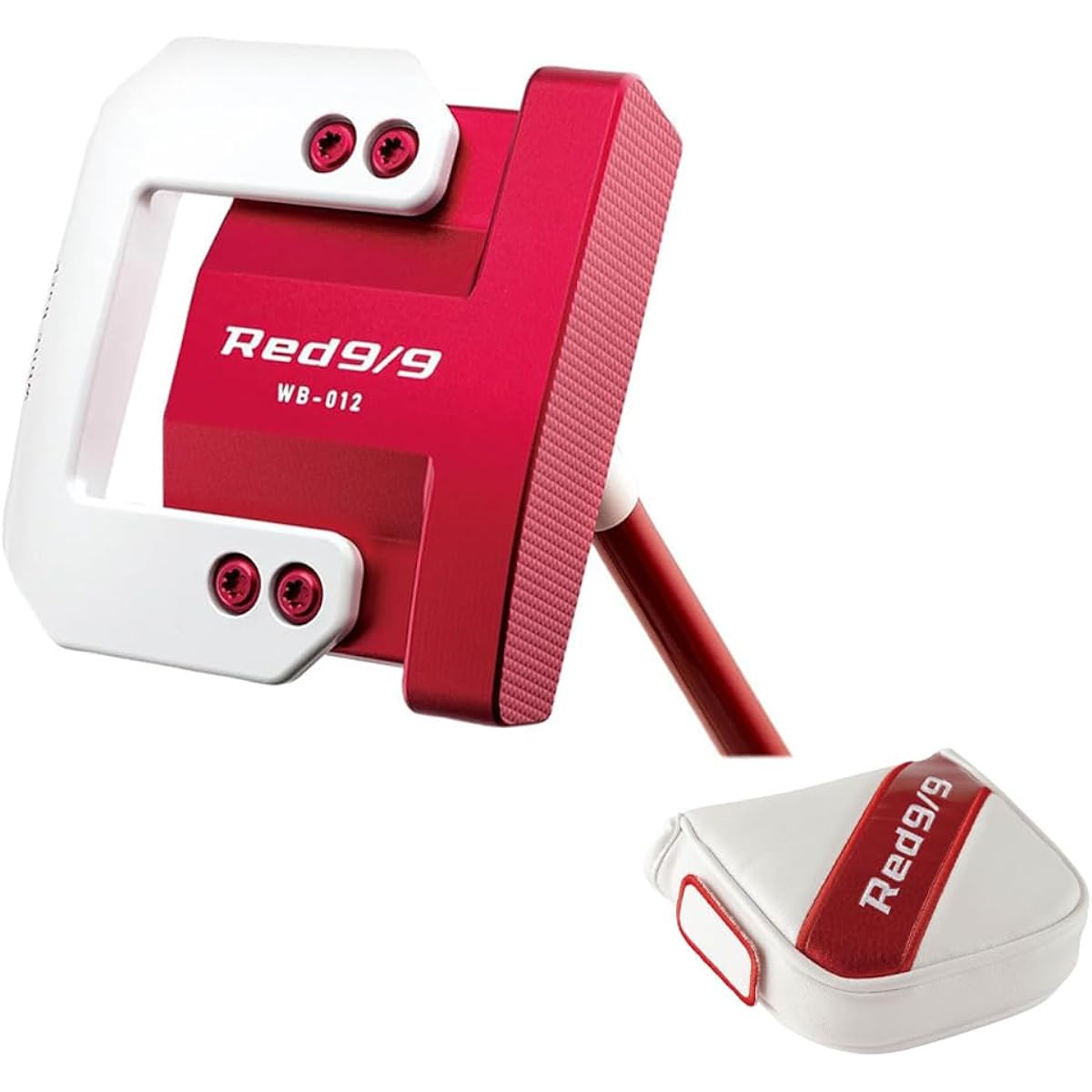 kasco Casco Japanese genuine product Red9/9 WB Akapata x Shiro white back putter 2022 model [Next day delivery available]