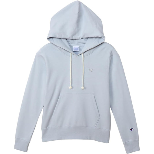 [Champion] Parka, Long Sleeve, Fleece, Embroidery, One Point Logo, Hooded Sweatshirt, Women's Basic, CW-Y107