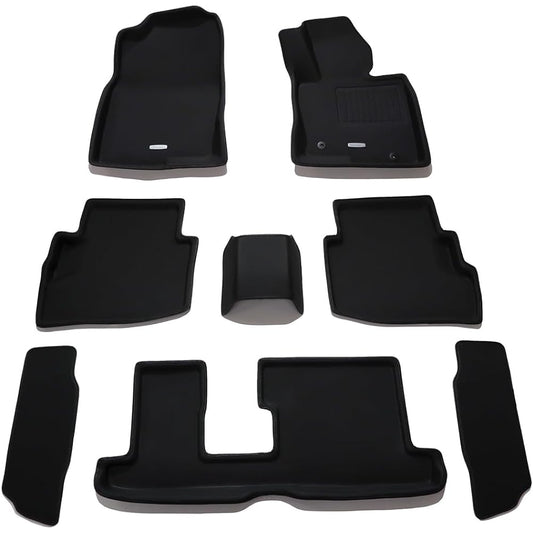 Clazzio Floor Mat 3D Type Set for 1 CX-8 H29/12~7 Seater Car NEW Rubber Type Black EZ-7041 [5EEZC7041K]