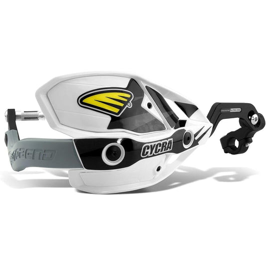 Cycra Pro BEND Ultra Hand Guard Kit (1-1/8 inch) (White)