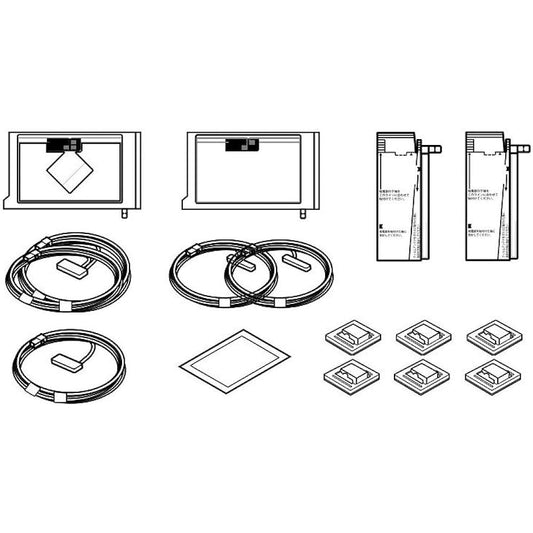 ALPINE NX Series Digital TV Film Antenna Kit Navigation Replacement Compatible KAE-700DT