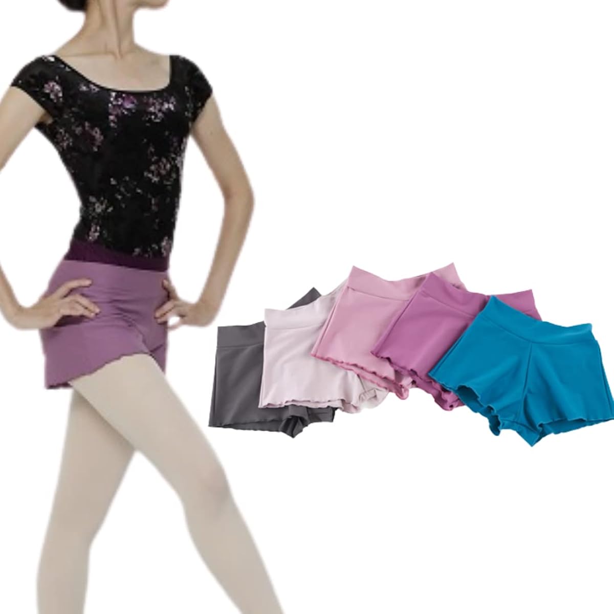 [Ballet specialty store Mignon] Ballet adult/junior shorts, made in Japan, mellow finish, dull color