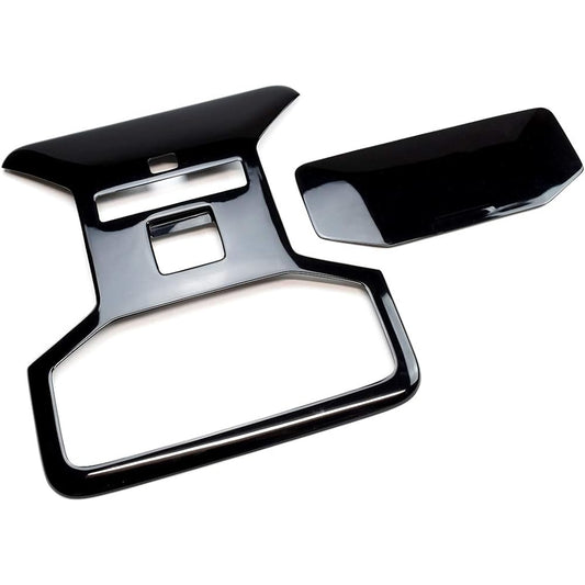SecondStage Toyota RAV4 50 Series Overhead Console Panel for Vehicles with Help Net Switch Standard Car (No Sunroof) Piano Black/T411BLK