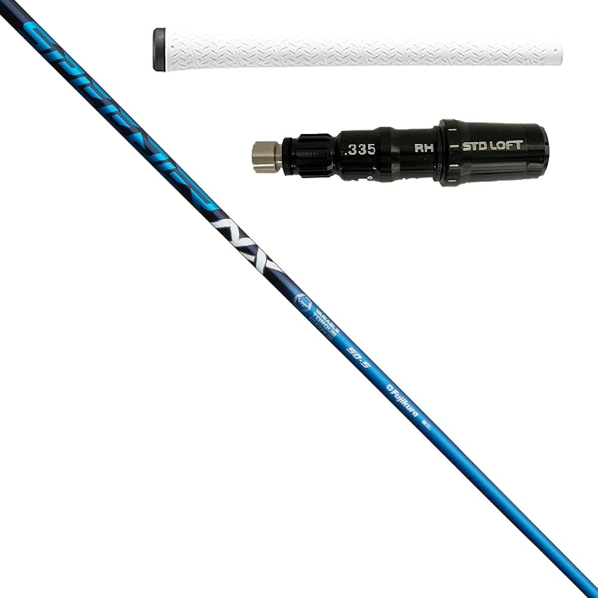 Taylor Made STELTH Series SIM-MAX.M5.M6 Driver Compatible Sleeve Shaft Speeder NX (IOMIC Grip Included)