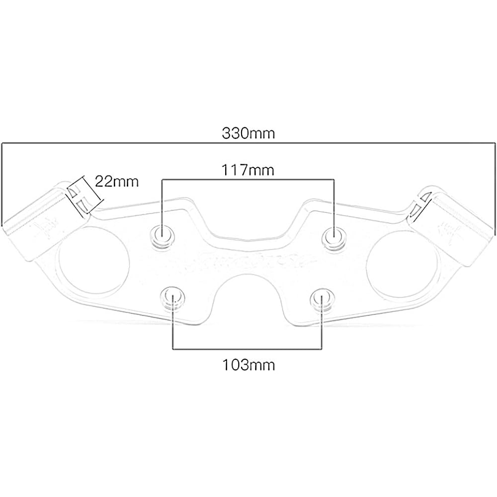 CNC motorcycle decreased triple tree Front-end upper upper upper top clamp Suzuki GSX1300 Hayabusa GSXR1300 1999-2020 2007 2008 2010 2010 2016 2016 2016 2016 2016 2016 2019 8 2019