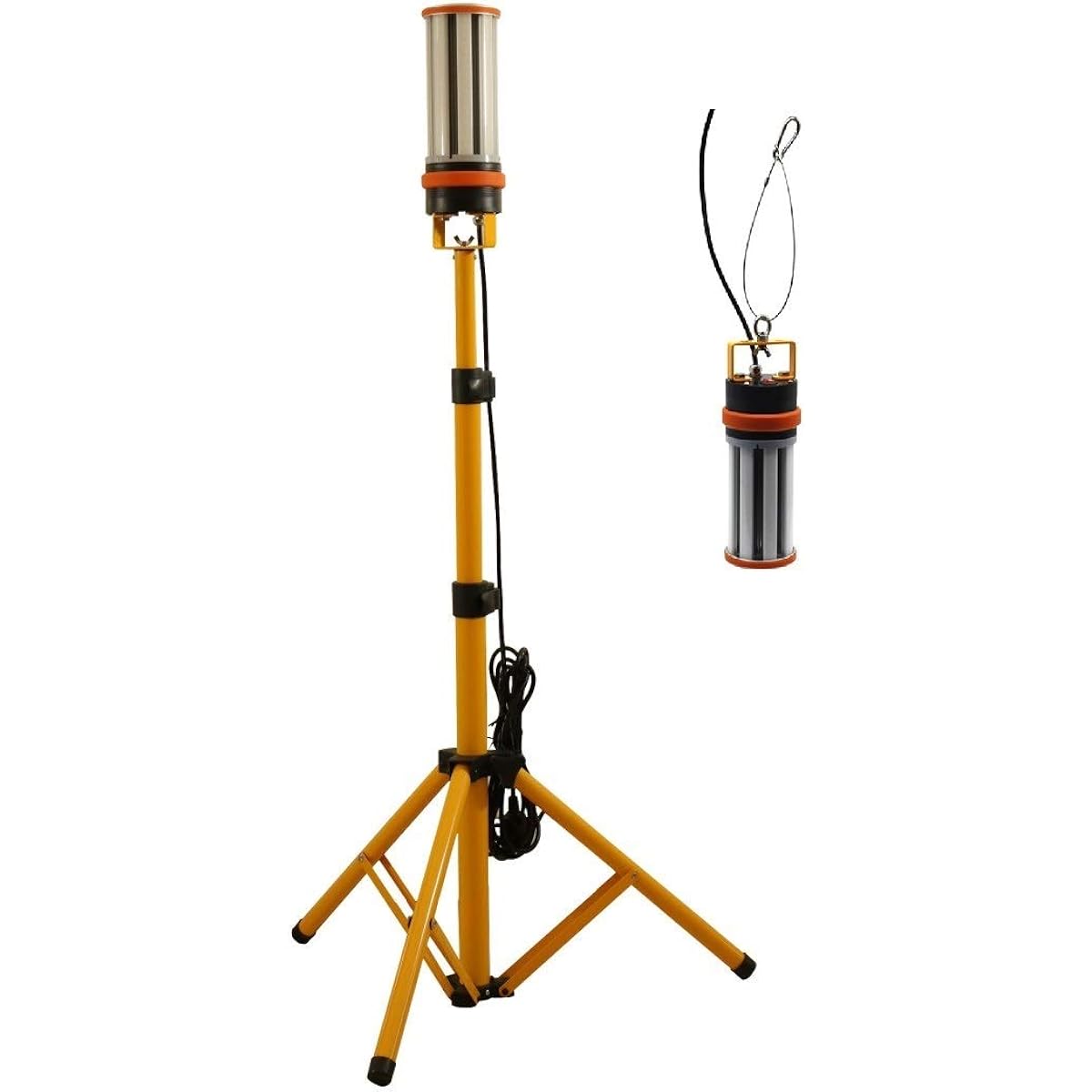 WithProject LED 45W Waterproof 5600lm Work Light Floodlight Construction Work Light 360 Degree Emission Tripod Stand Type