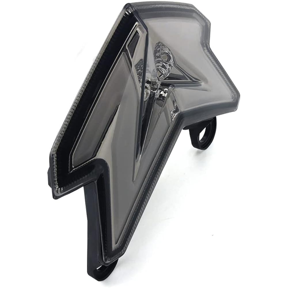 MFC PRO Integrated LED Turn Signal Tail Light for 2013-2022 Kawasaki Z125 Pro / 2013-2017 NINJA ZX-6R 636 Z800 (SMOKE)