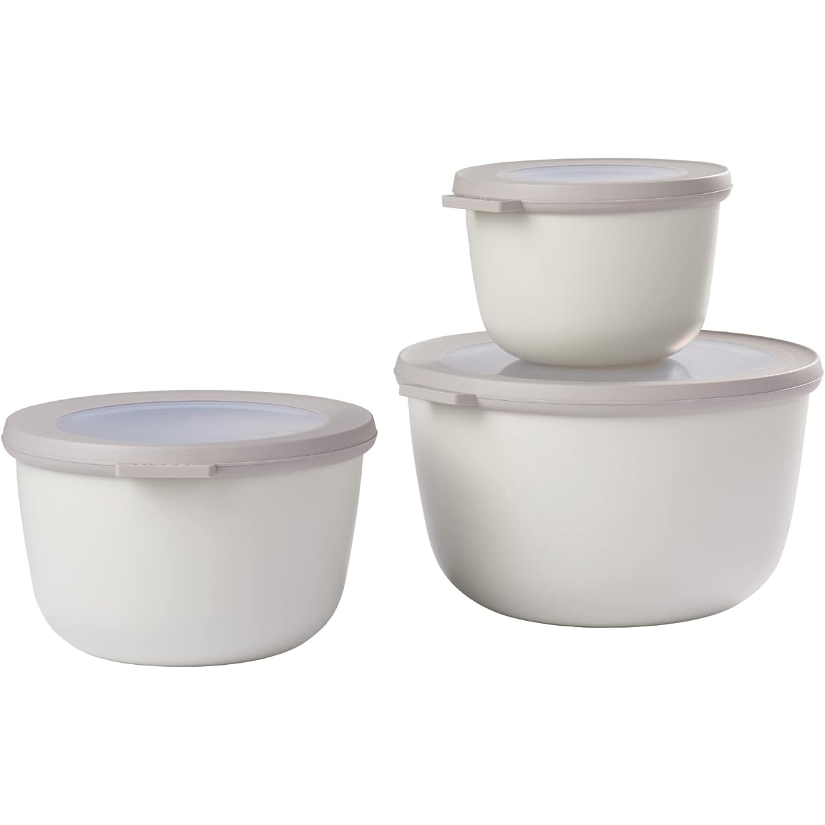 Rosti Mepal Storage Container CIRQULA High Nordic White Set of 3 5703062NW