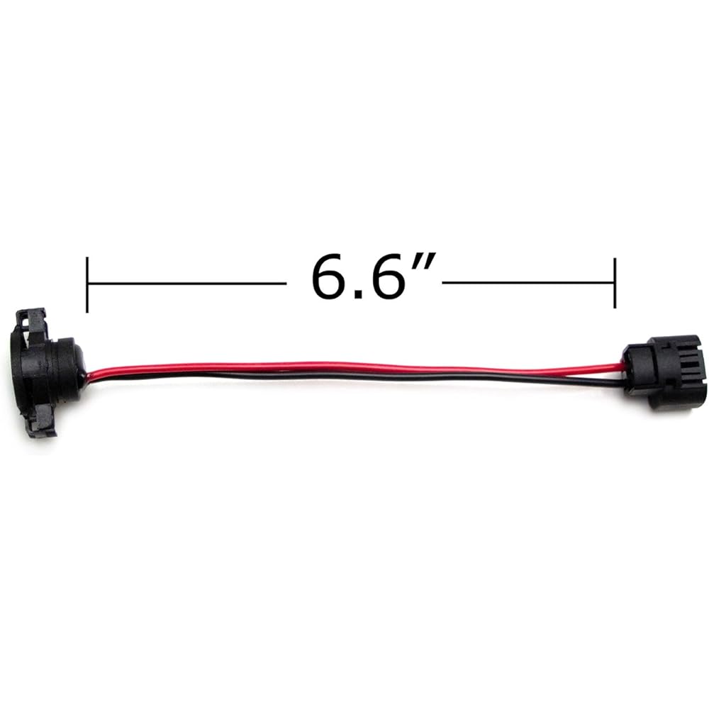 IJDMTOY 5202 H16 extension wire harness socket headlight compatible fog light retro fit work for work
