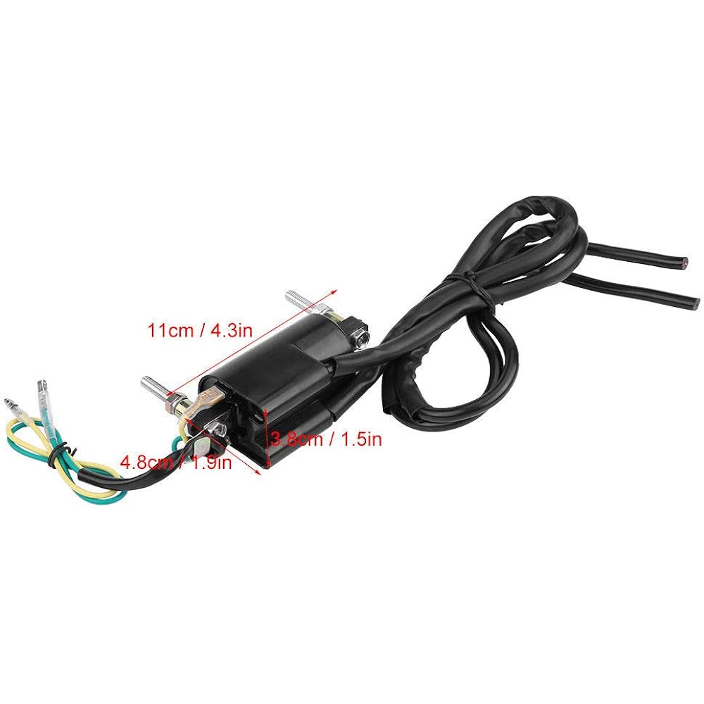 Hyperst Ignition Coil Set 12 Bolt 12V Kawasaki KZ Suzuki GS Honda CB 650 750 900