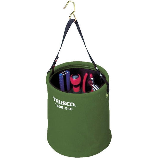 TRUSCO Electrician Bucket with Attachment Φ240X240 OD Color TADB-240-OD