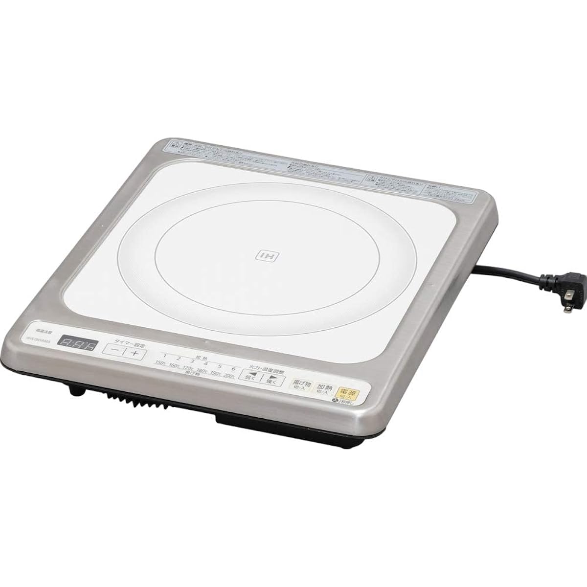 Iris Ohyama IH Cooking Heater Tabletop 1400W Built-in Type Stove White IHC-B112-W