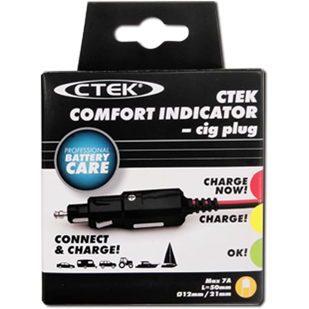 CTEK Cigarette Socket Adapter + Indicator (56-870)