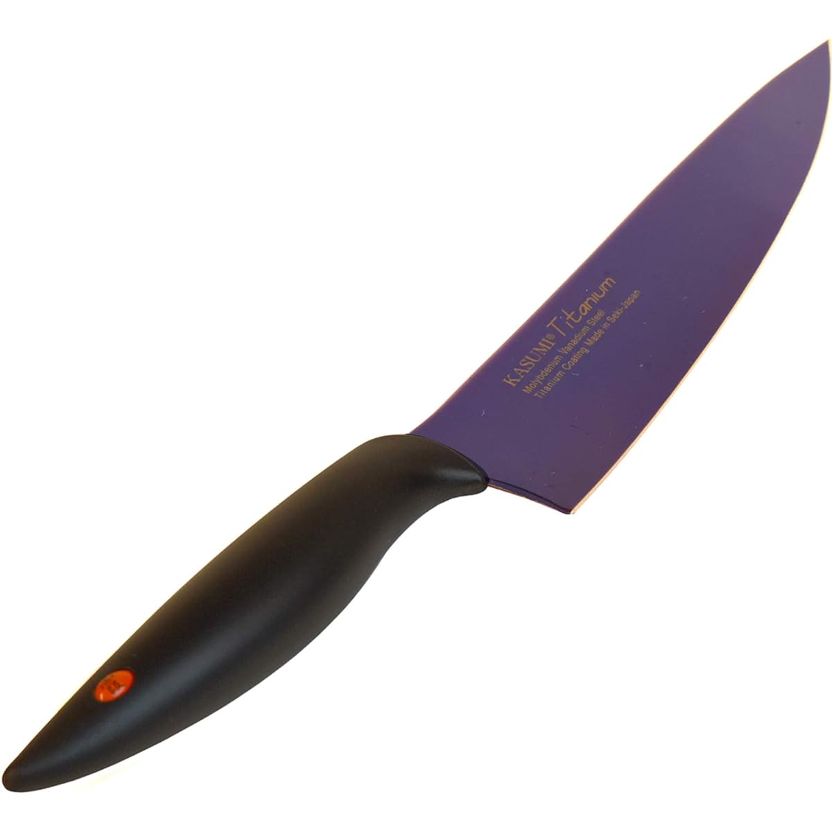 SUMIKAMA Kasumi Knife, Titanium Coating, Sword-shaped Knife, Made in Japan, 20cm, Gyuto, Meat, Vegetables, Rust-resistant, Sharpness, Color, Midnight Blue, Made in Seki City, KASUMI 22020/VI