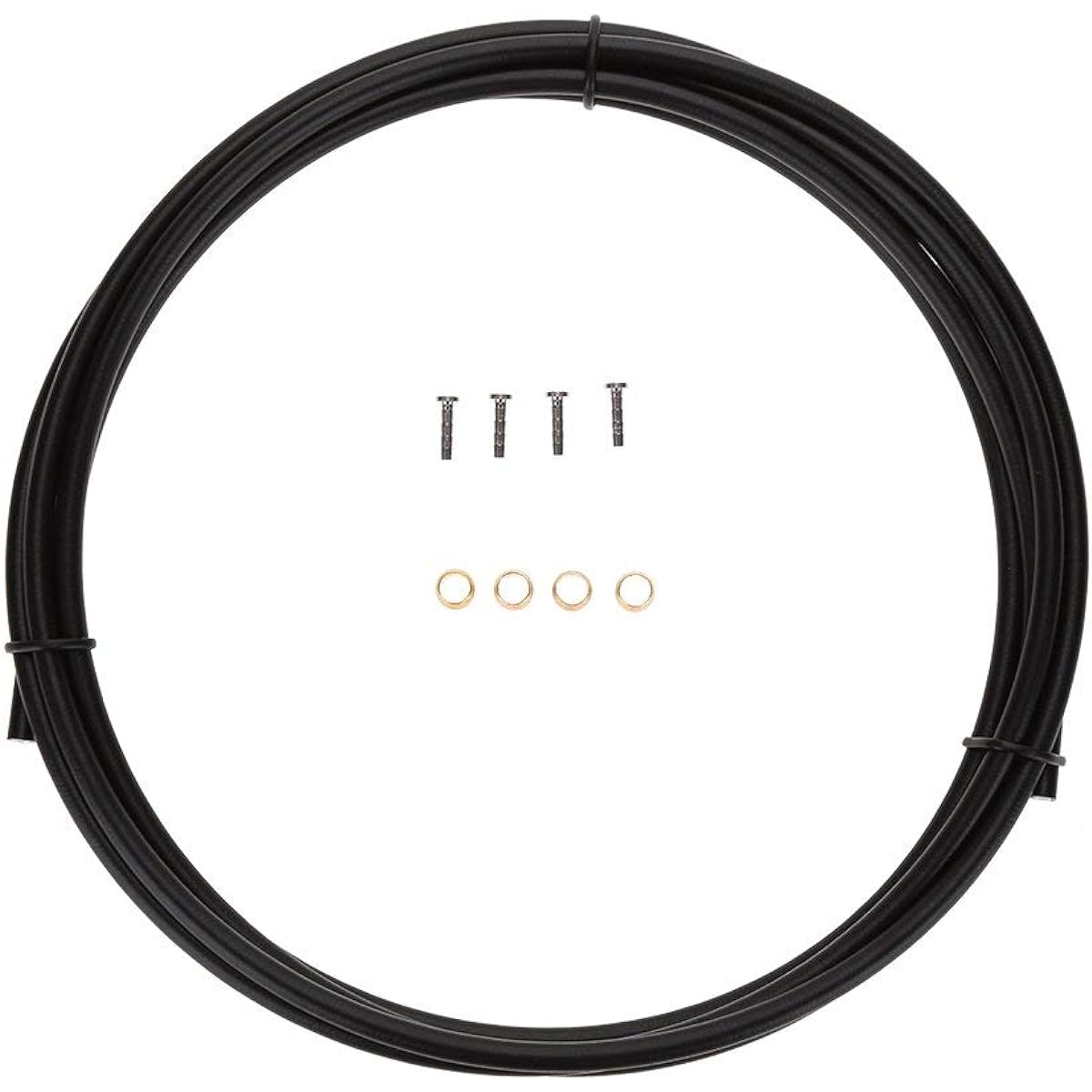 Shimano Hydraulic Brake Hose Brake Oil Pipe Connector Insert Set Applicable to GUB BH90 BH59 Black