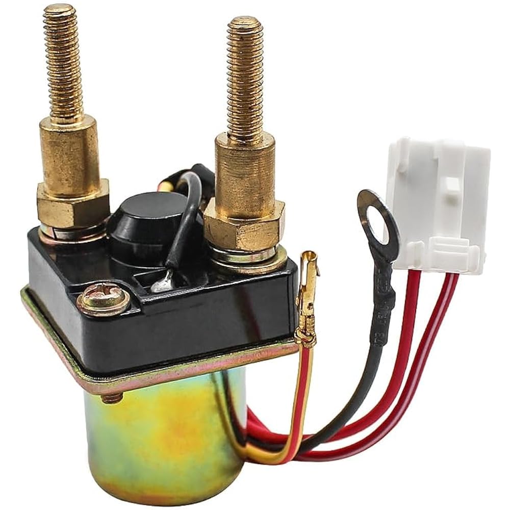 Starter Solenoid Relay Motorcycle Starter Relay Solenoid Electric Switch Kawasaki PWC JS300 1986-1990/JS300 SX 1987-1991