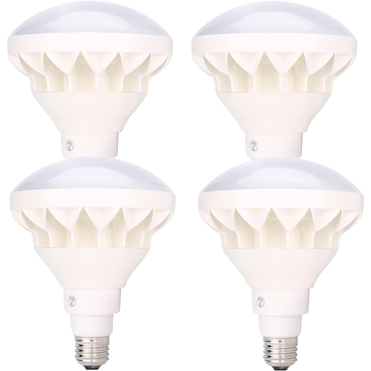 Esei LED Bulb 200W Equivalent Beam Light Bulb Beam Lamp Power Consumption 20W E26 Base PAR38 Reflex Light Bulb Diffused Beam Light IP65 Waterproof Sign Lighting PSE (Set of 4, Daylight Color)