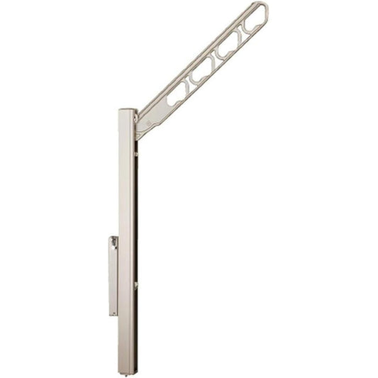 Shinyei Home Create Clothes Drying Hardware Balcony Vertical Storage/Pole Type SK-55ASLP-SC Stainless Steel Collar Body: Depth 63.5cm Body: Height 3.8cm Body: Width 85.7cm