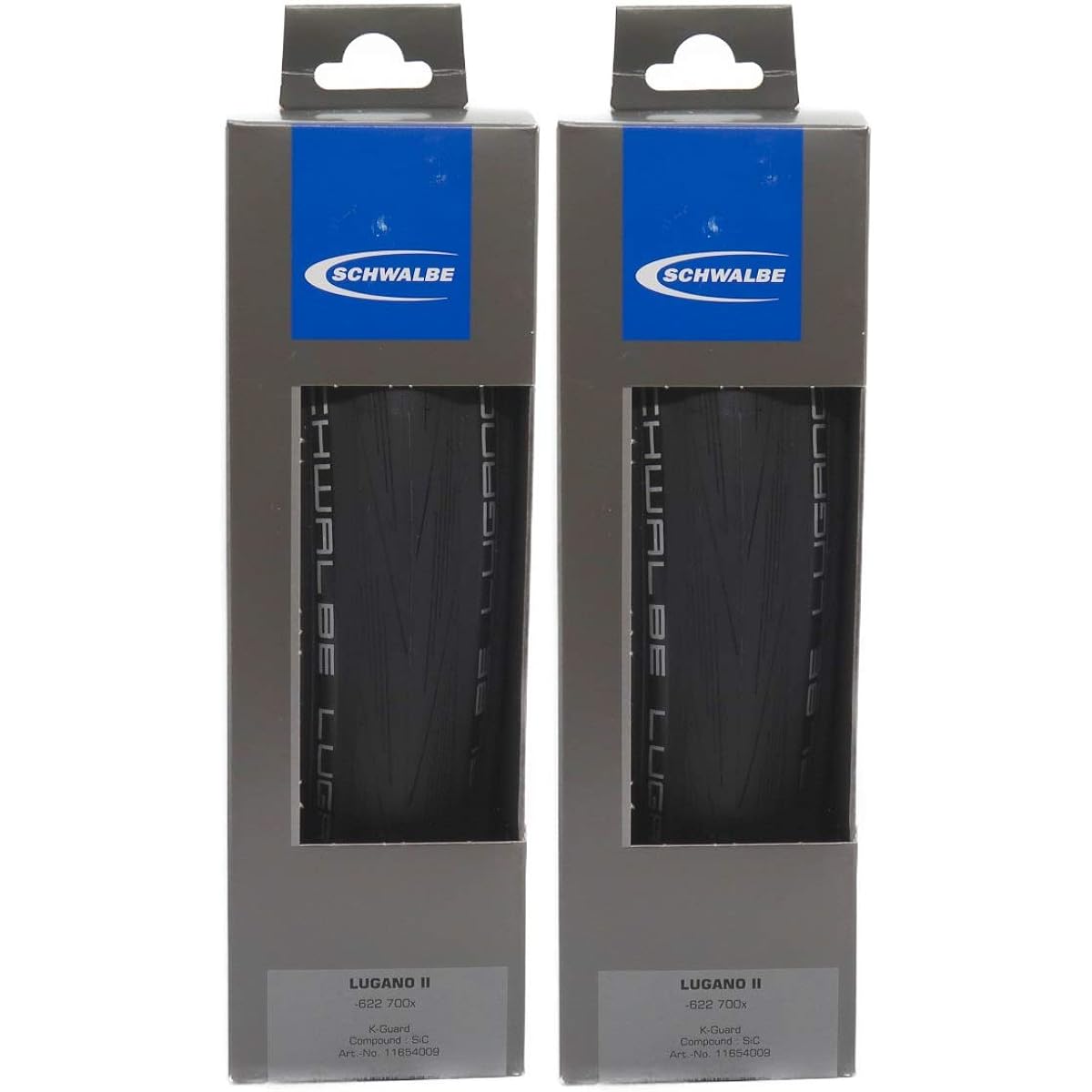 Set of 2 Schwalbe SCHWALBE LUGANO 2 LUGANO II folding tires 700c [parallel import goods]