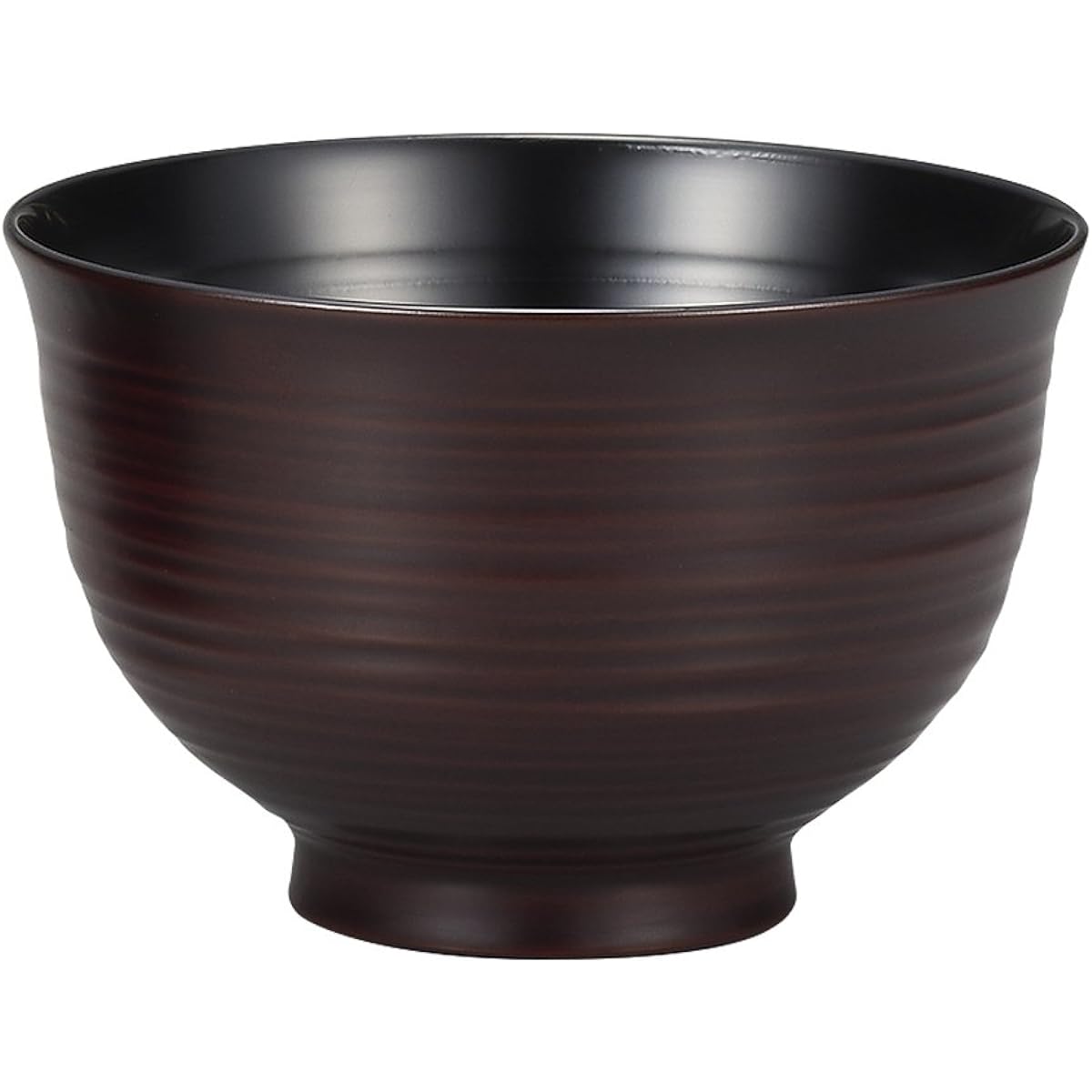 Soup bowl with plenty of cherry blossoms Tameuchi black ISS315