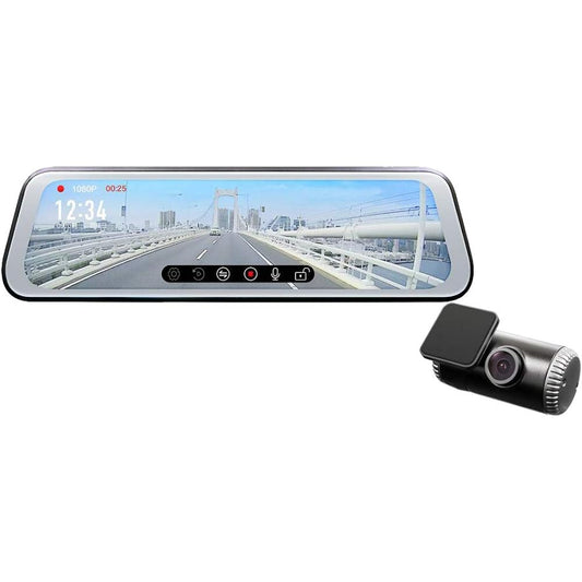 [Enplace] Drive Recorder Room Mirror Type 9.35 Inch Full LCD (Equipped with Rear Camera/G Sensor) 32GB MicroSDHC Included (127 Degrees Diagonal/108 Degrees Horizontal/56 Degrees Vertical) WDR Compatible NDR-RC197FM