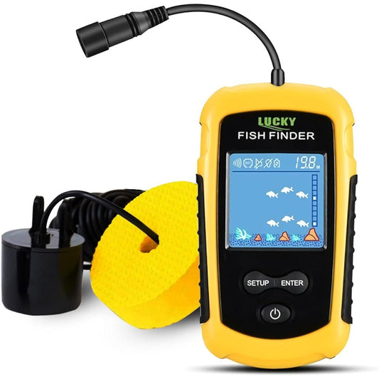 LUCKYLAKER Kayak Fish Finder Portable Fish Finder Bass Fishing Fish Finder Small Fish Detector Gourd Finder Portable Fish Finder Smelt Fishing