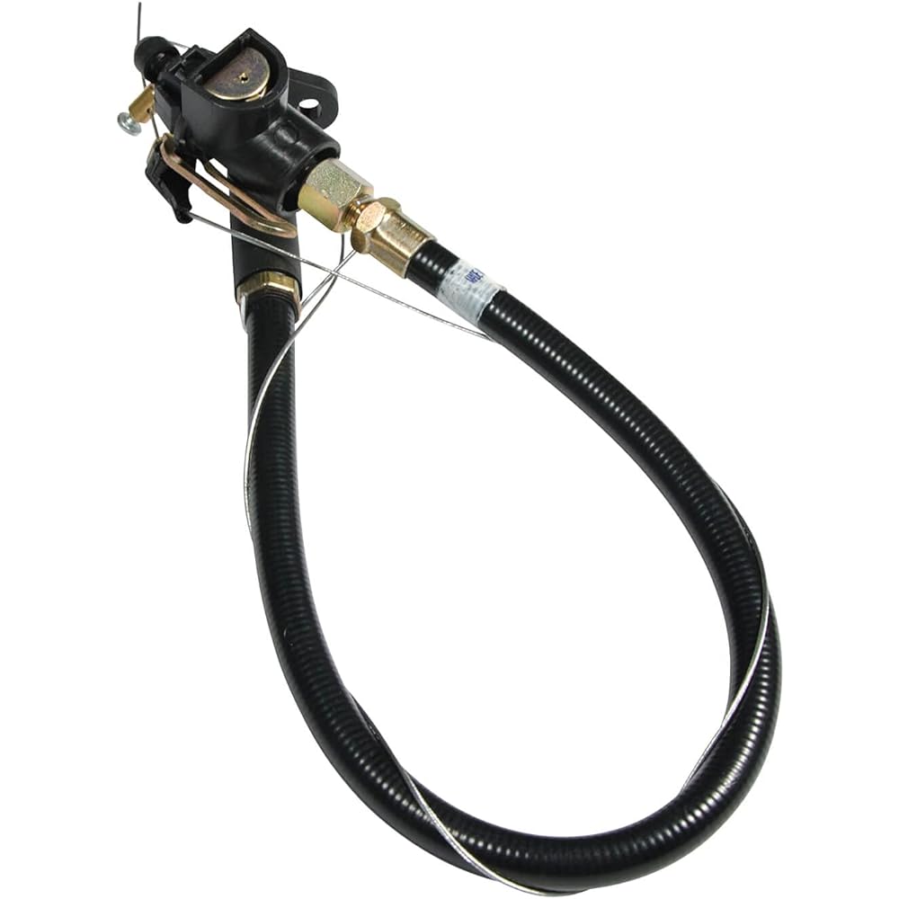 B & M throttle valve/kickdown cable silver/black 30287