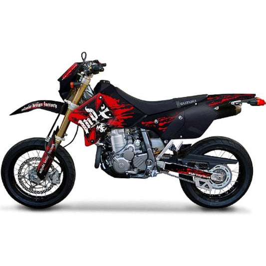 MDF Graphic Kit Fork Guard Set Bloody Model Red DR-Z400SM (All Years) MDRZ4SM-C-RD-FG