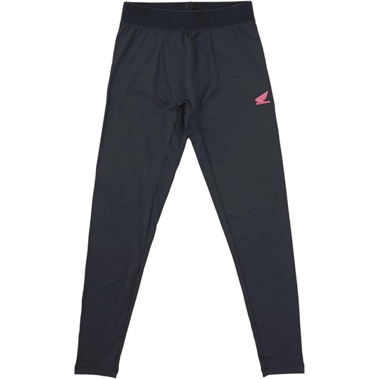 Honda Women's Winter Under Tights Black/Pink WL Size 0SYTU-X5J-KWL