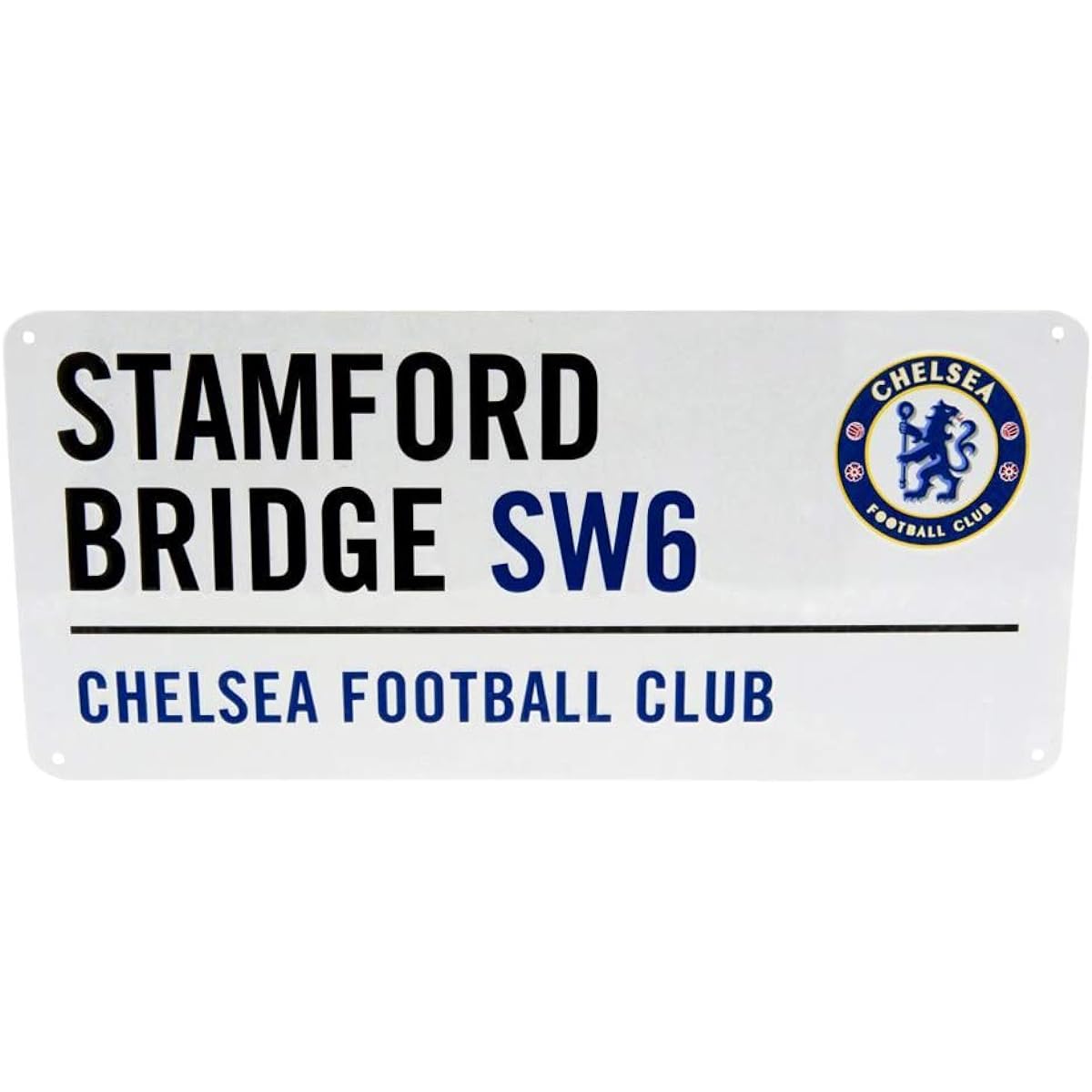 Chelsea FC (Chelsea FC) (Chelsea FC) Official Street Sign Tin 40 x 18cm