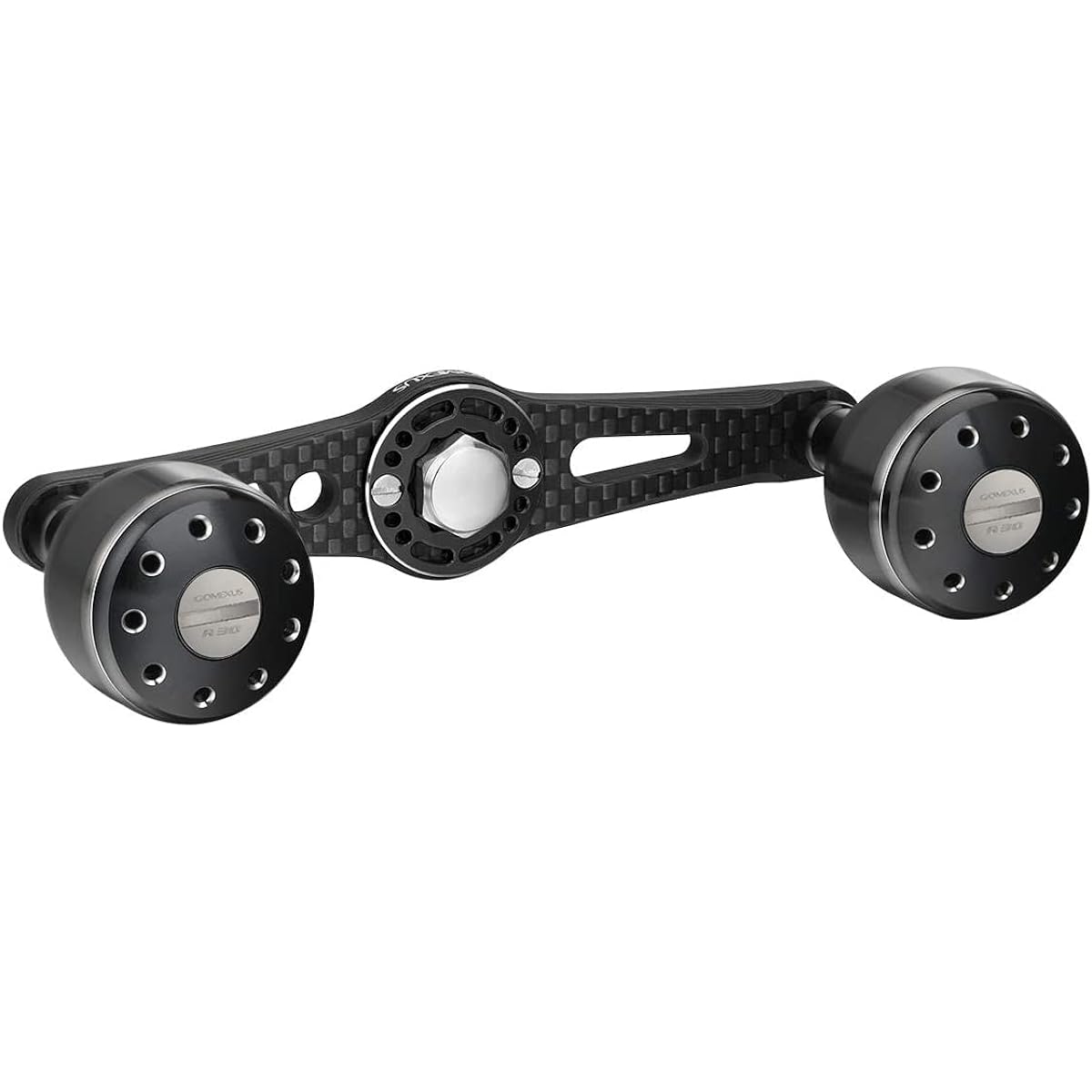 Gomexus FH105 Power Reel Handle Daiwa Shimano Bait Reel Leo Blitz 200J 19 Steez CT SV Double Shaft Reel Handle Replacement Made of Carbon Ultra Light