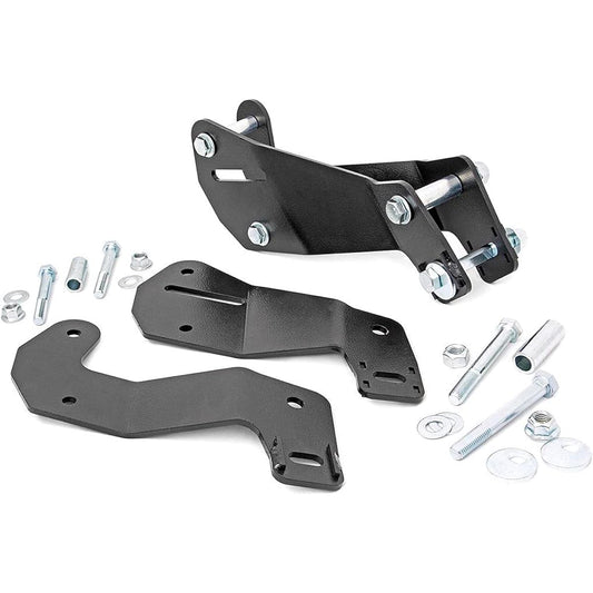 ROUGH COUNTRY Front Control Arm Drop/Redistribution Kit (Compatible) 2007-2018 JEEP WRANGLER JK | 3.5-4 inch lift | 110600